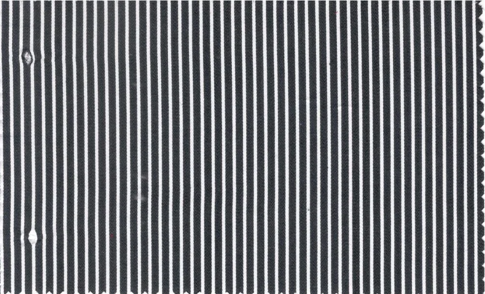 RD Shirting 29321-72 Black Stripe fabric swatch