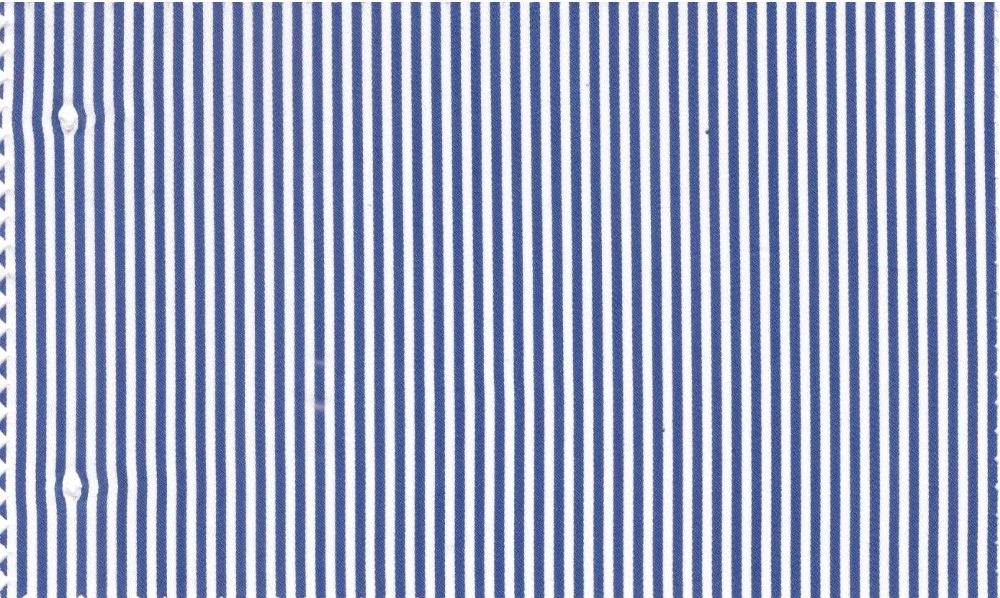 RD Shirting 29326-72 Navy Blue Stripe fabric swatch