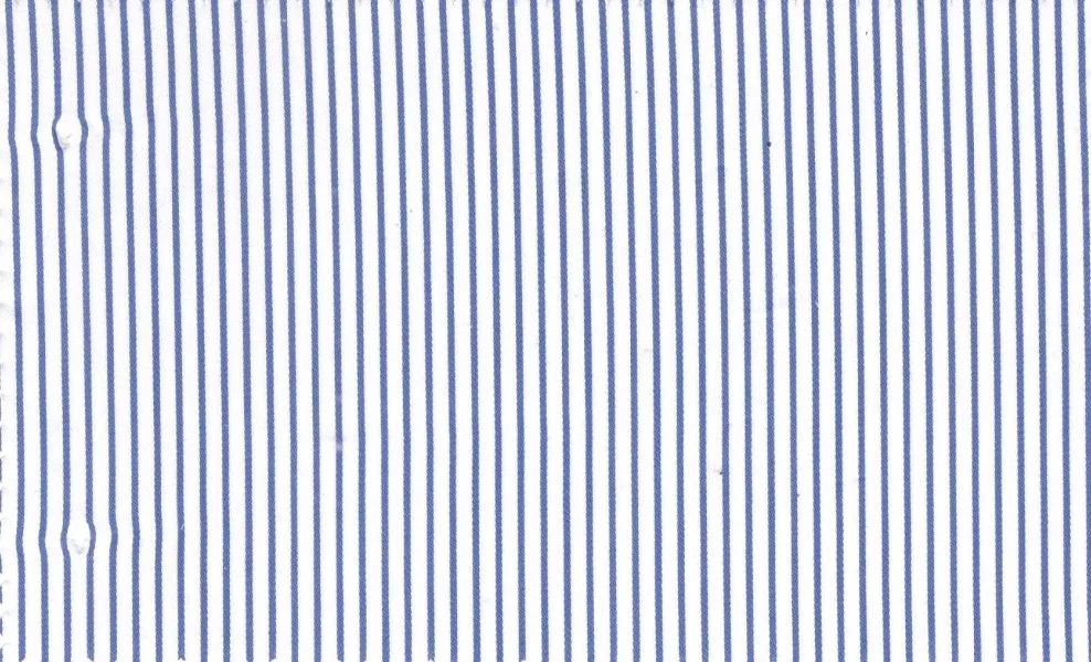RD Shirting 29331-72 Medium Blue Stripe fabric swatch