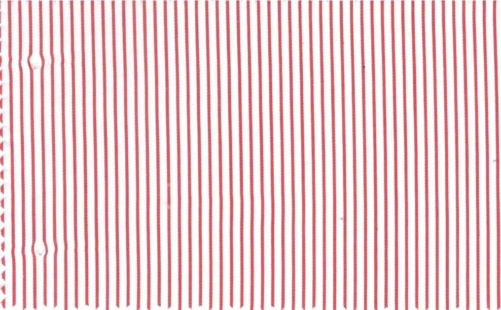 RD Shirting 29333-72 Red Stripe fabric swatch