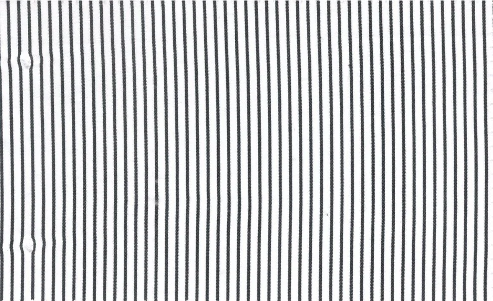 RD Shirting 29334-72 Black Stripe fabric swatch