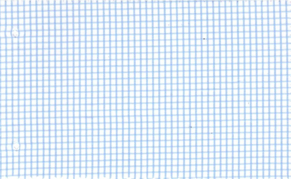 RD Shirting 29368-72 Light Blue Check fabric swatch