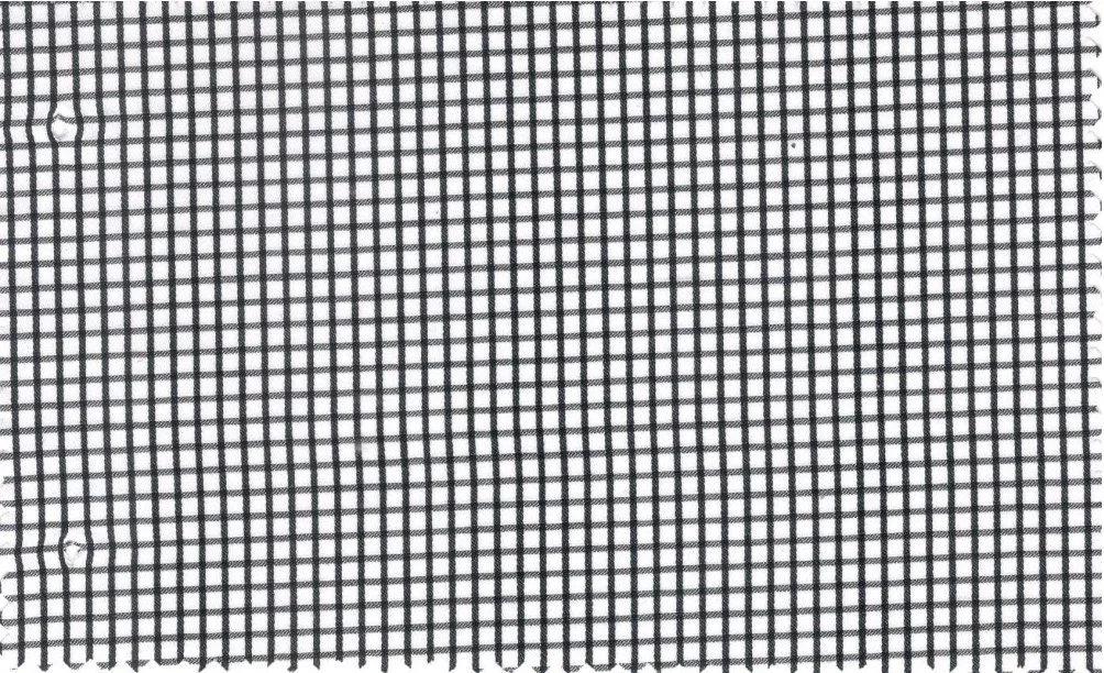 RD Shirting 29372-72 Grey Check fabric swatch