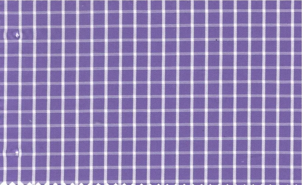 RD Shirting 29378-72 Purple Check fabric swatch
