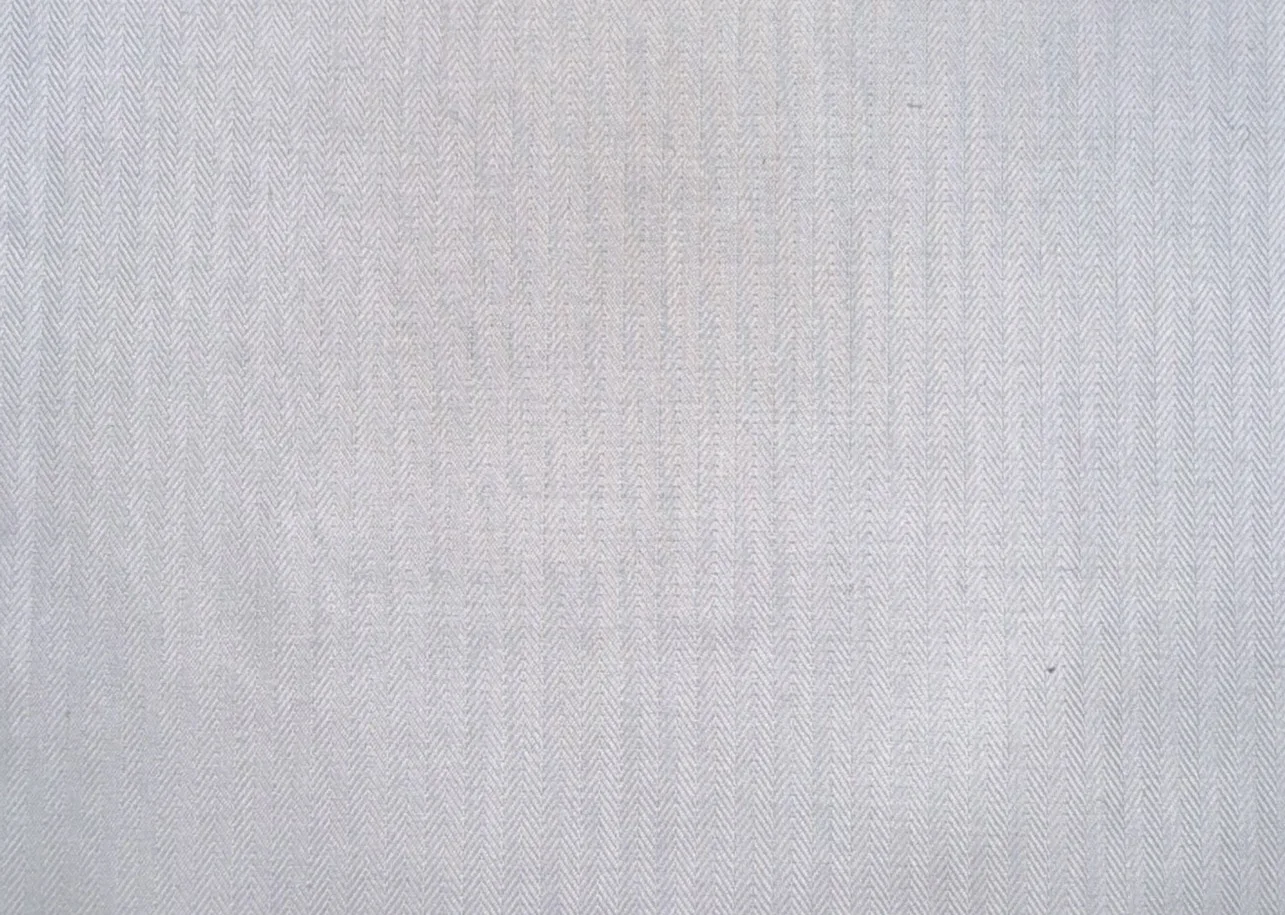 RD Shirting 29421-72 White Herringbone Stripe fabric swatch