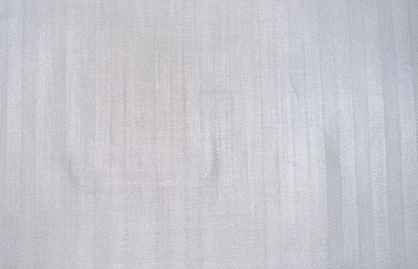 RD Shirting 29424-72 White Wide Self Stripe fabric swatch