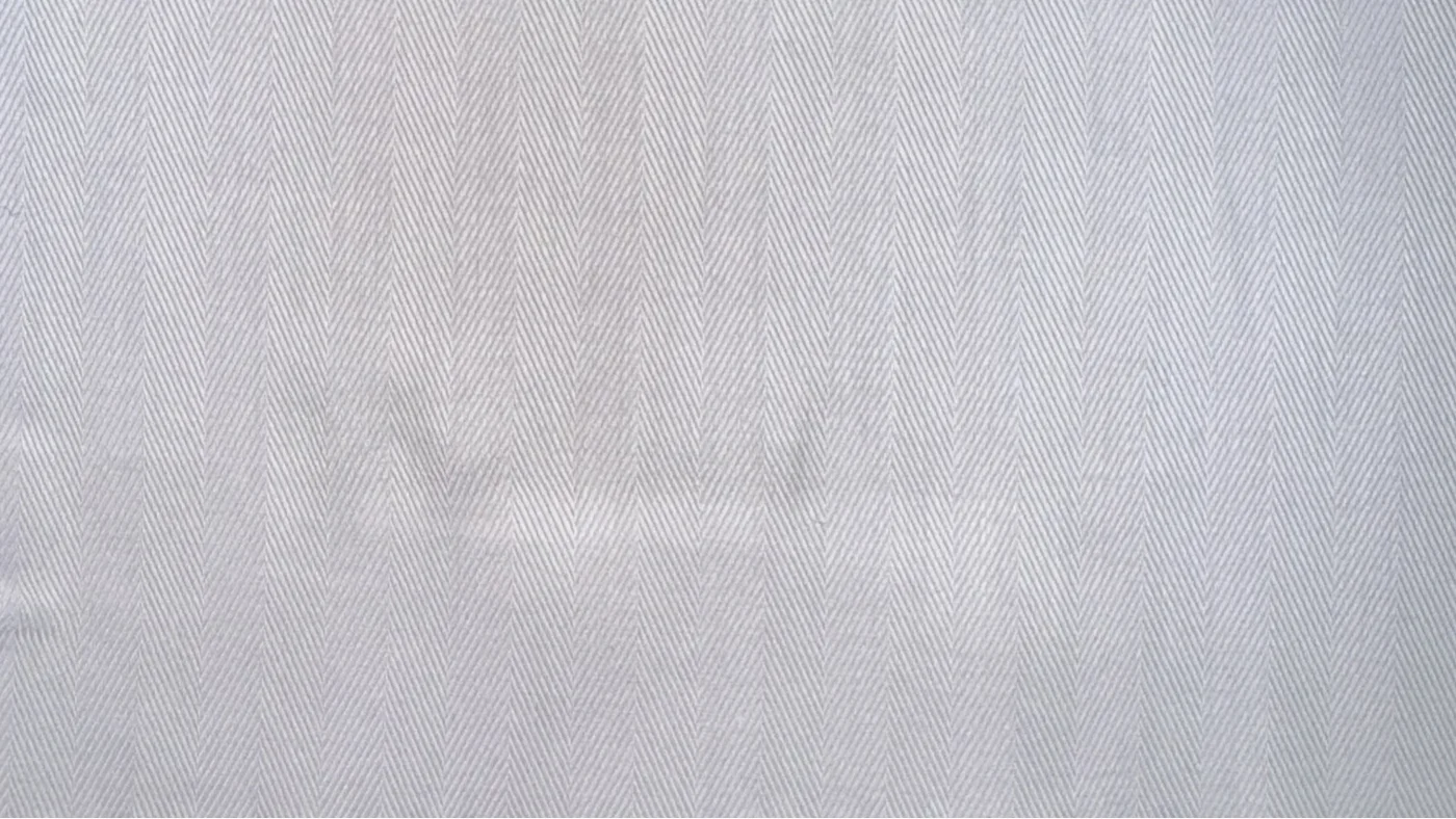 RD Shirting 29425-72 White Herringbone fabric swatch