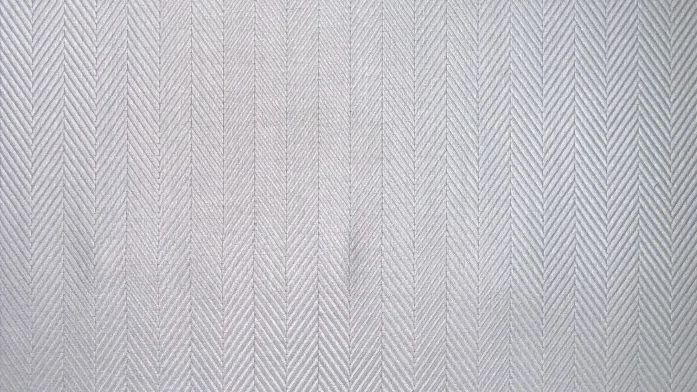 RD Shirting 29427-72 White Herringbone Stripe fabric swatch