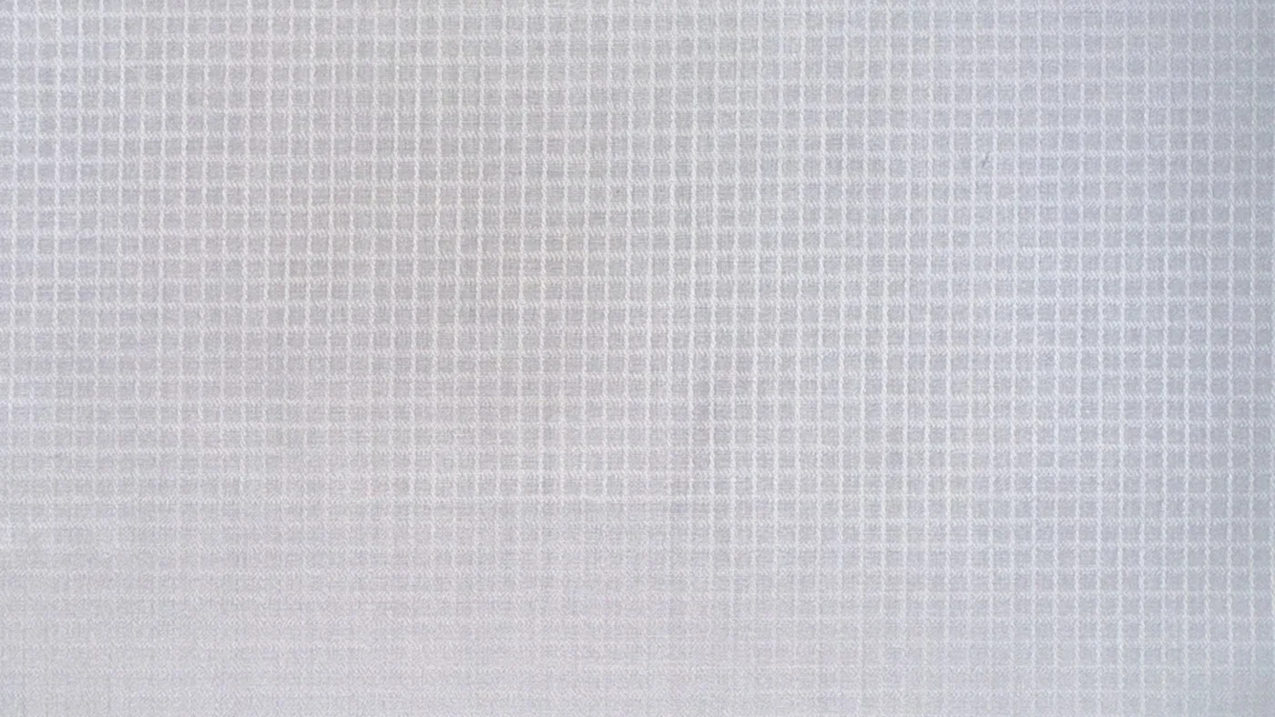 RD Shirting 29429-72 White Mini Square fabric swatch