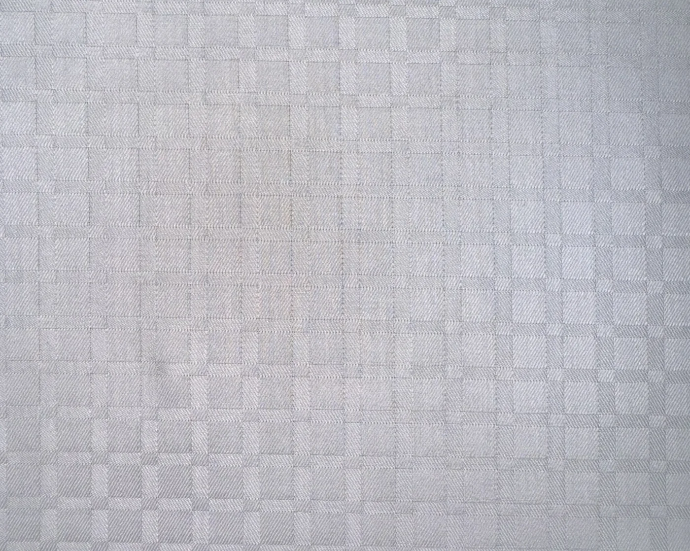 RD Shirting 29437-72 White Self Square fabric swatch