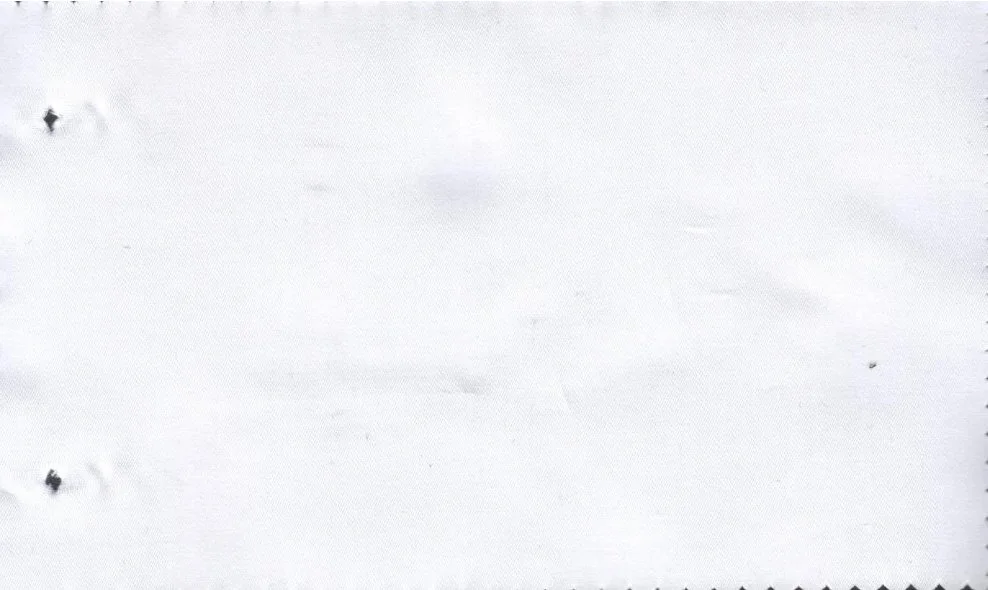 RD Shirting 29457-68 White Satin fabric swatch
