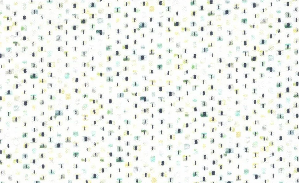 RD Shirting 29570-78 Green Geometric fabric swatch