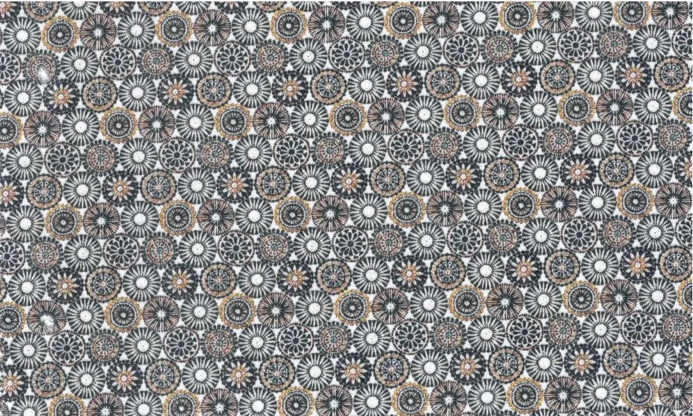 RD Shirting 29575-78 Brown Geometric fabric swatch