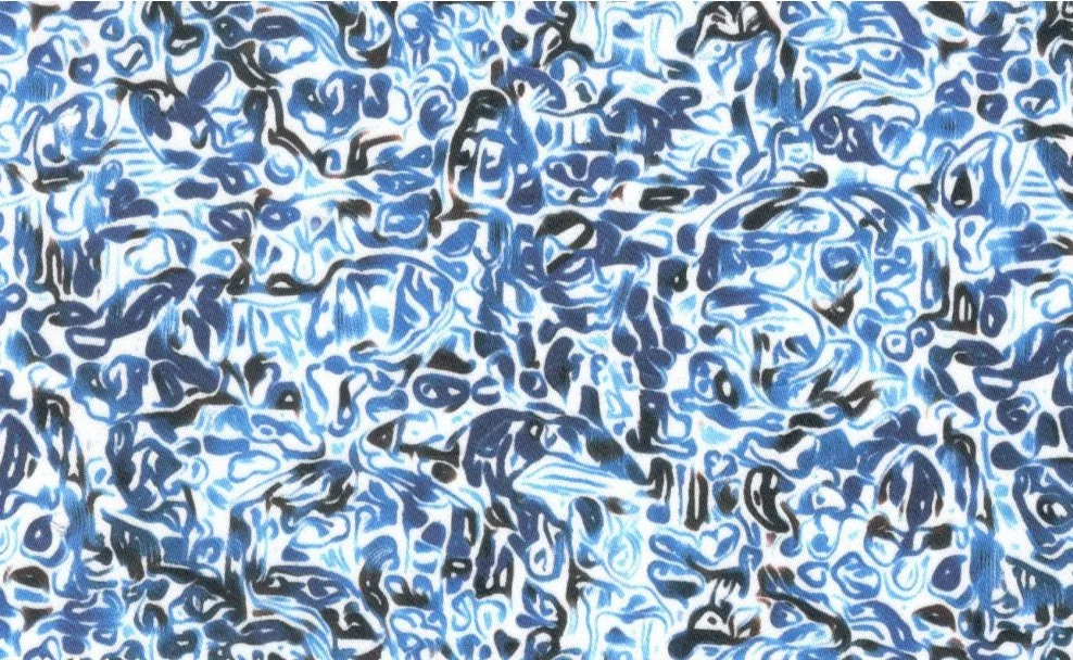RD Shirting 29604-78 Blue Fancy fabric swatch