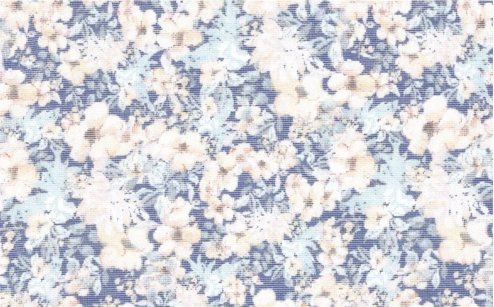 RD Shirting 29608-78 Purple Floral fabric swatch