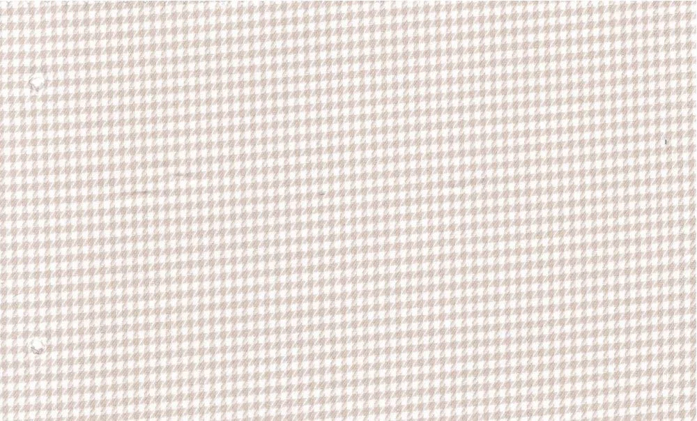 RD Shirting 30102-75 Beige Houndstooth fabric swatch