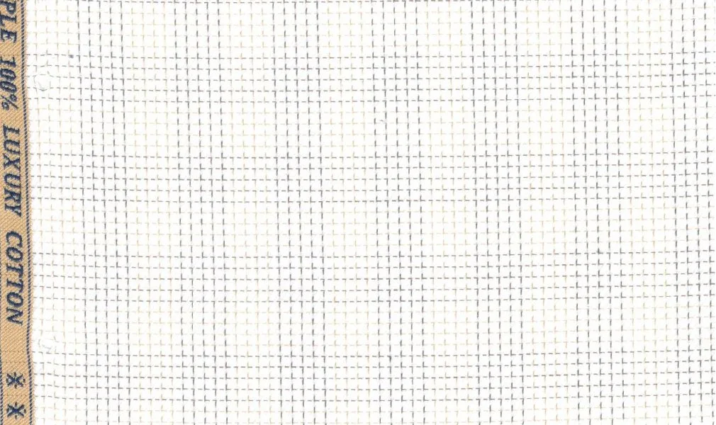 RD Shirting 30135-75 Tan Check fabric swatch