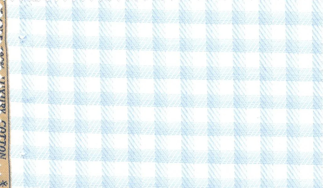 RD Shirting 30138-75 Blue Windowpane fabric swatch