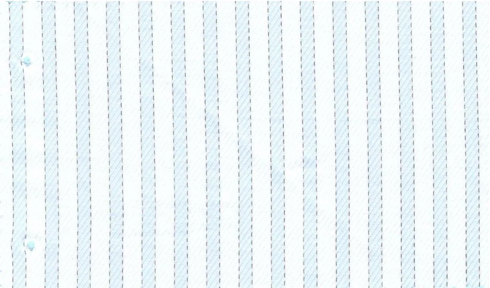 RD Shirting 30153-75 Blue Rope Dobby Stripe fabric swatch