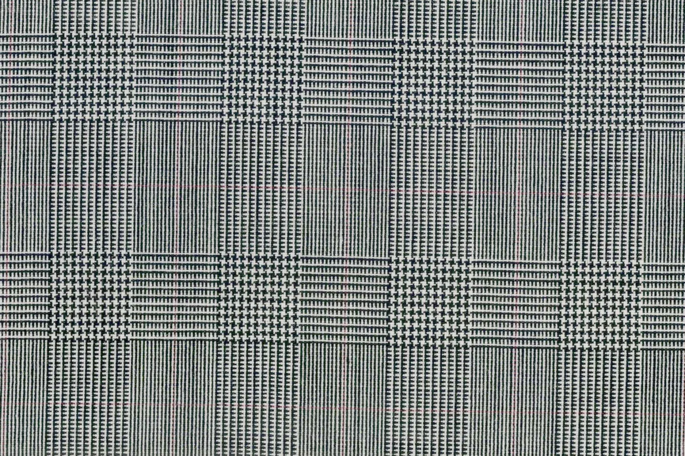 Regency Collection 20221-95 LT.GREY W/RED CHK fabric swatch