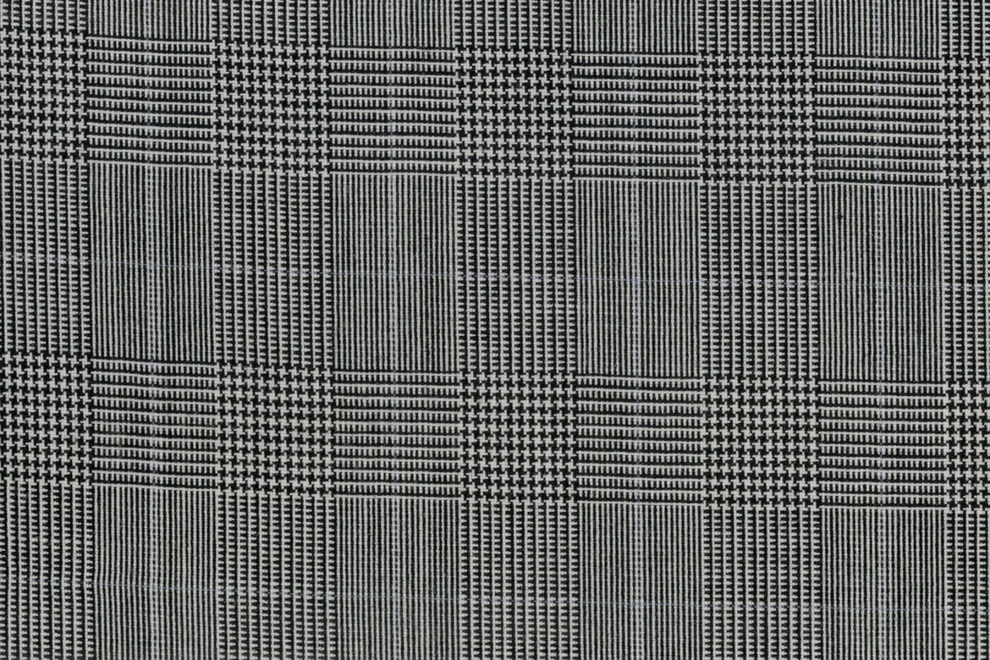 Regency Collection 380-95 LT.GREY W/BLUE CHK fabric swatch