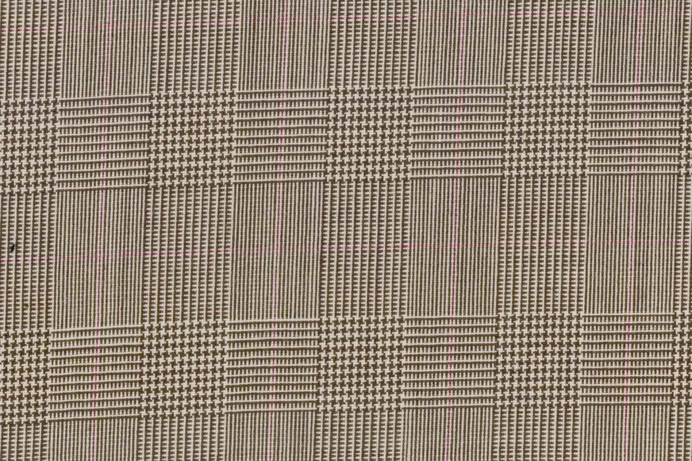 Regency Collection 381-95 BEIGE W/PINK CHK fabric swatch