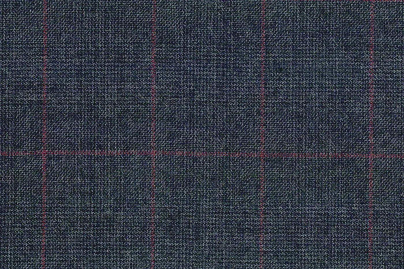 Royal Club 28299-150 GREY W/RED CHECK fabric swatch