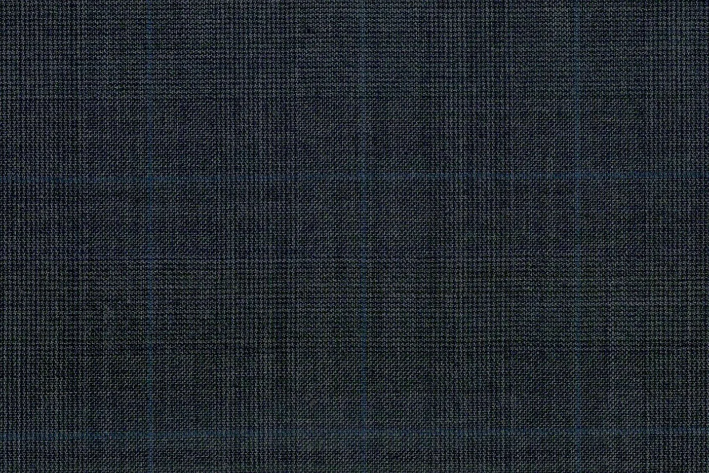 Savile Row 28396-140 DK GREY W/ BLUE CHECK fabric swatch