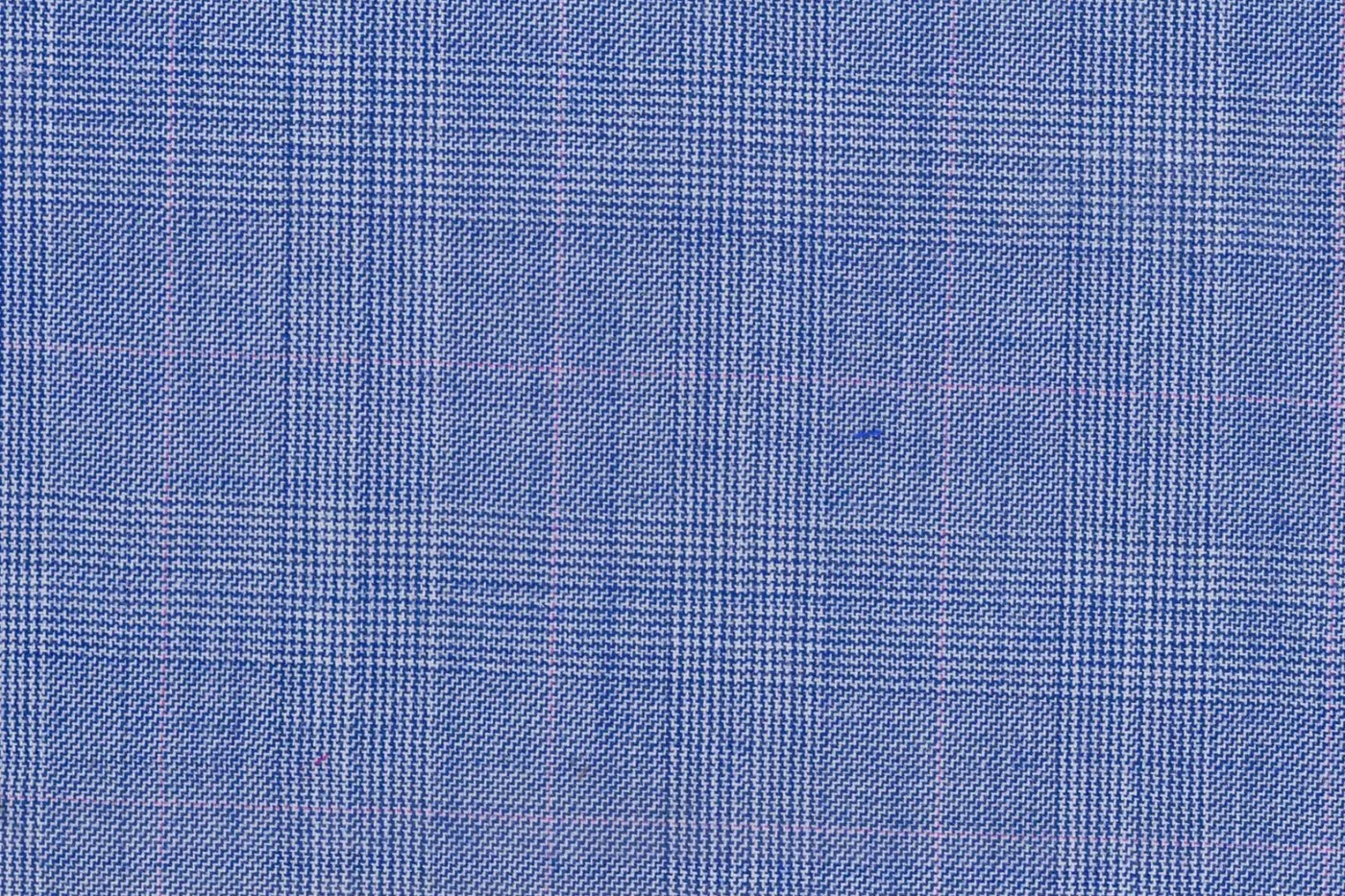 Savile Row 28525-140 LIGHT BLUE CHECK fabric swatch