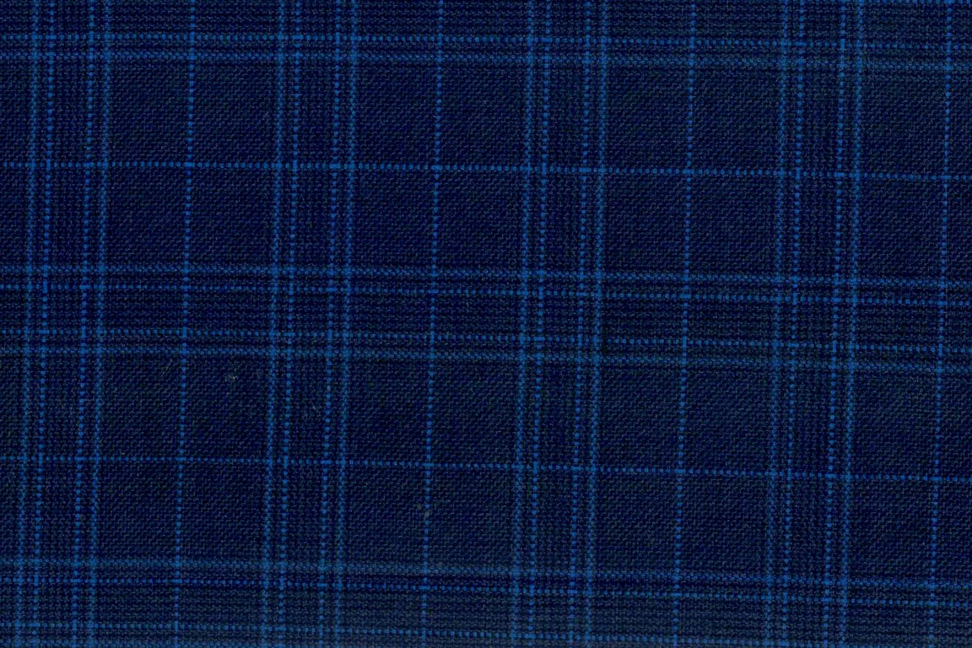 Savile Row 28531-140 NAVY W/ BLUE CHECK fabric swatch
