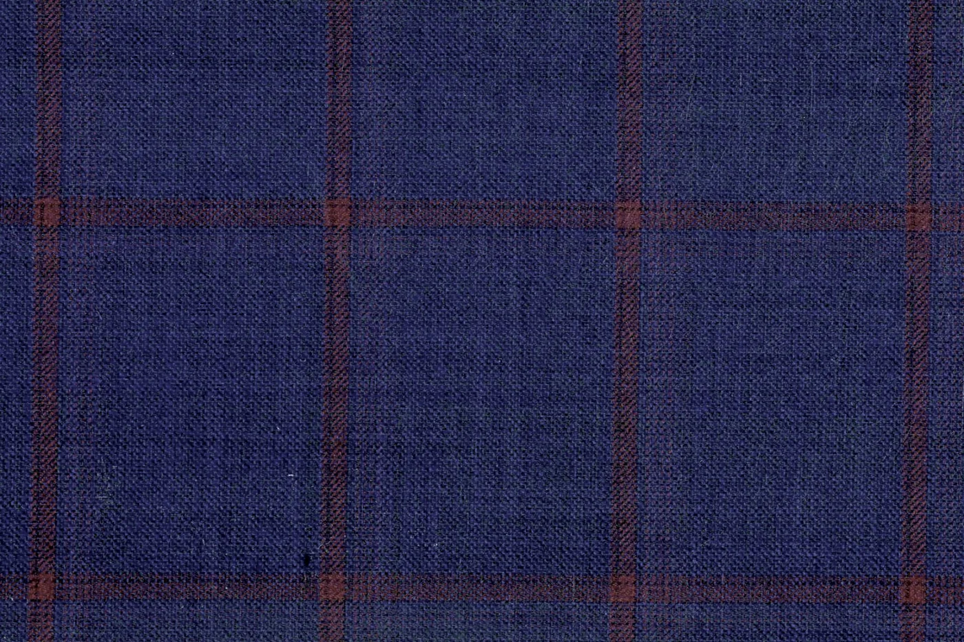 Savile Row 28591-140 NAVY W/ RED WPANE fabric swatch