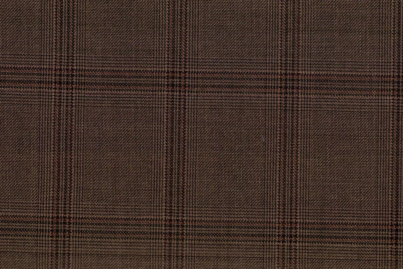 Savile Row 28614-140 MED BROWN WPANE fabric swatch