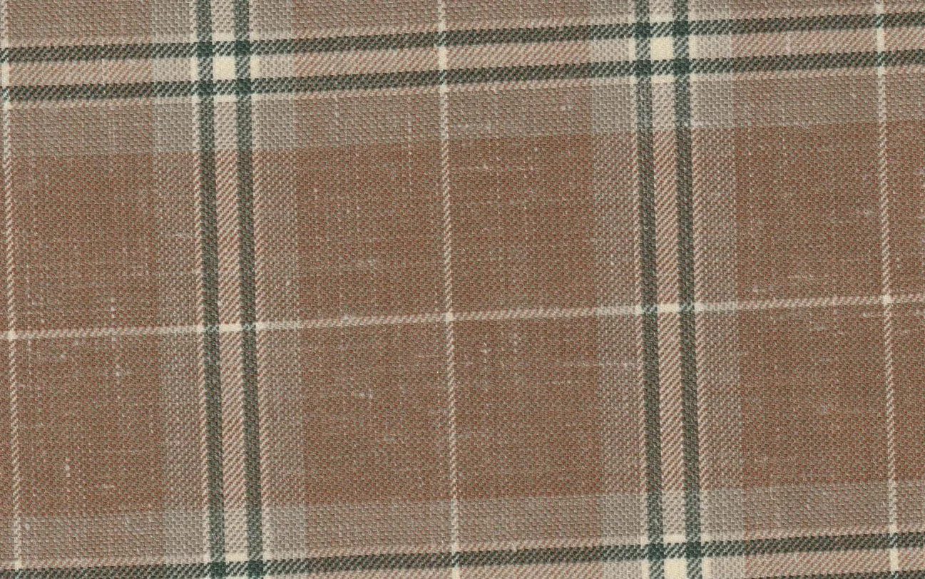Sergio Benetti 29202-210 TAN CHECK fabric swatch