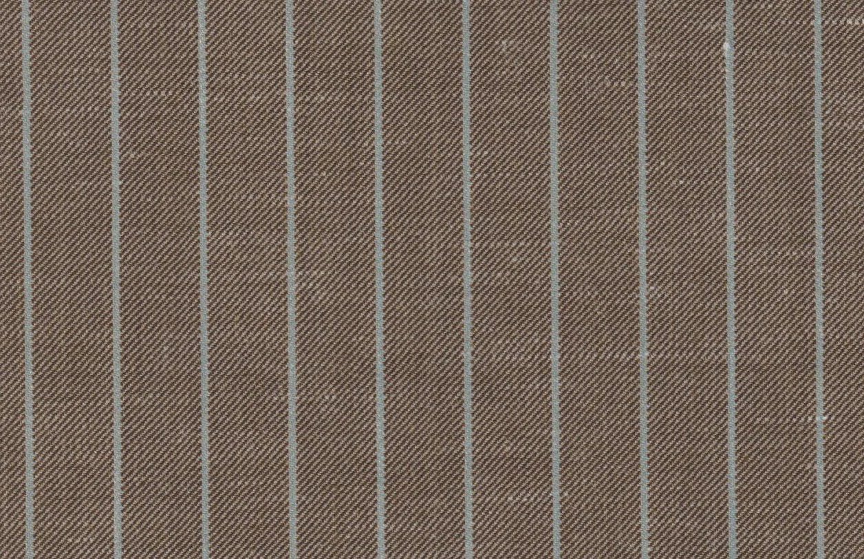 Sergio Benetti 29223-210 BROWN WITH BLUE STRIPE fabric swatch