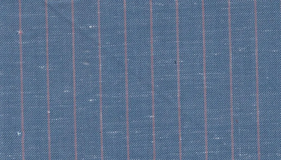 Sergio Benetti 29224-210 BLUE WITH PINK STRIPE fabric swatch
