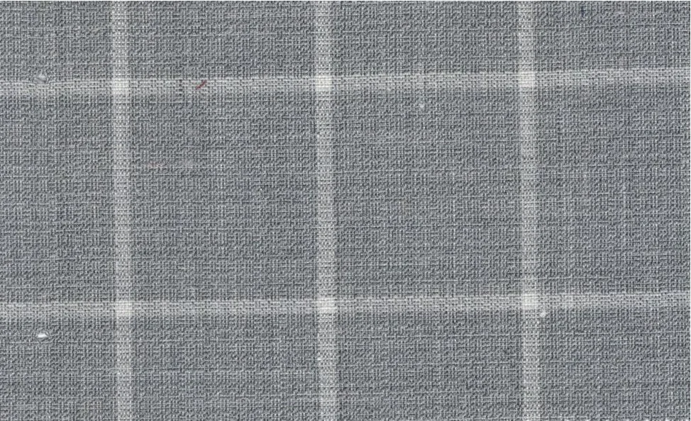 Sergio Benetti 29267-180 Light Grey Windowpane fabric swatch