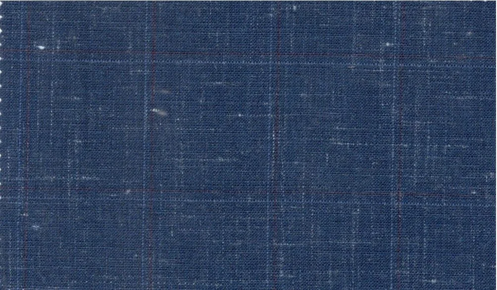 Sergio Benetti 29274-180 Navy Windowpane fabric swatch