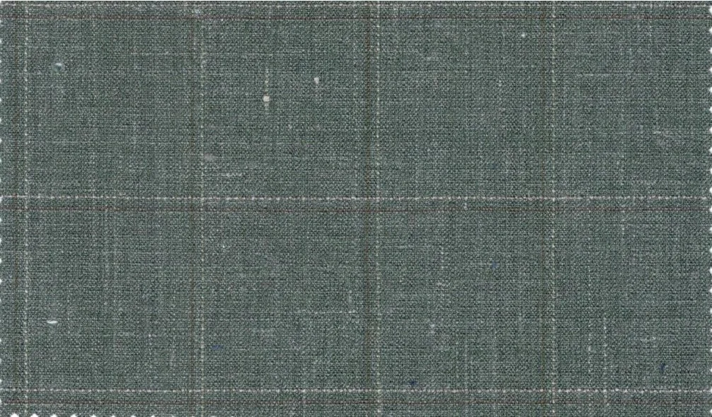 Sergio Benetti 29275-180 Green Windowpane fabric swatch