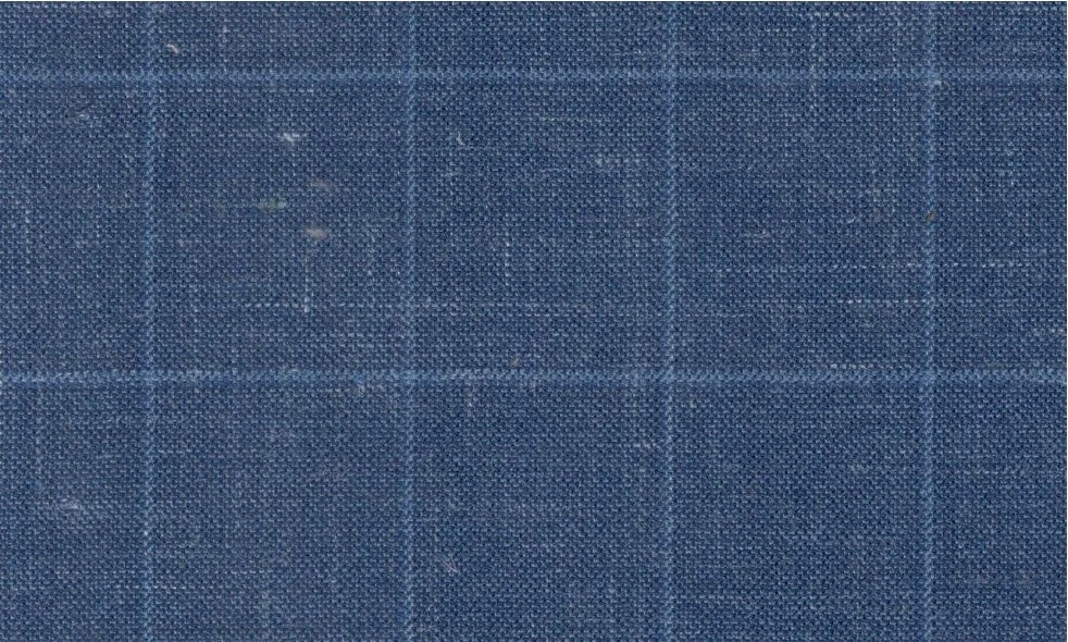 Sergio Benetti 29278-180 Blue Windowpane fabric swatch