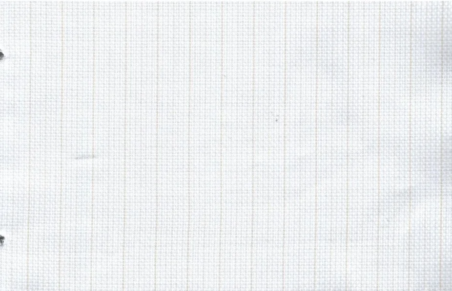 Tessitura Monti 30242-140 White w/Caramel Stripe fabric swatch