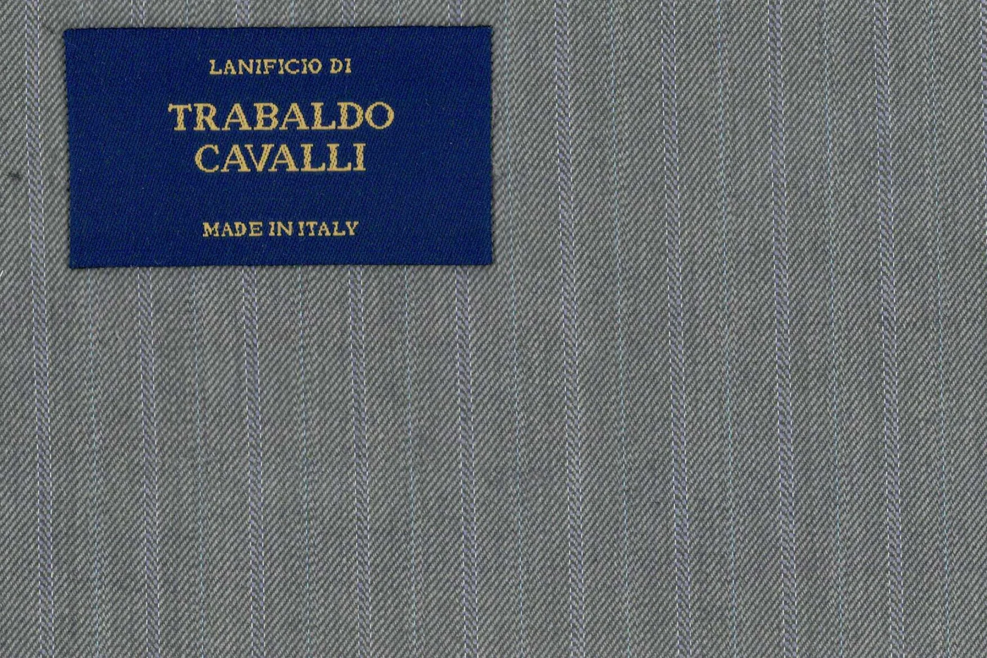 Trabaldo Cavalli 25063-250 LT.GREY W/BLUE STR fabric swatch