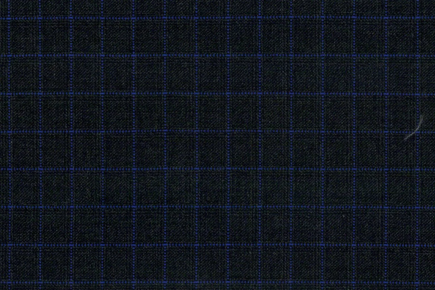 Vitale Barberis Canonico Perennial Super 110's 27775-360 GREY W/BLU MINI CHK fabric swatch
