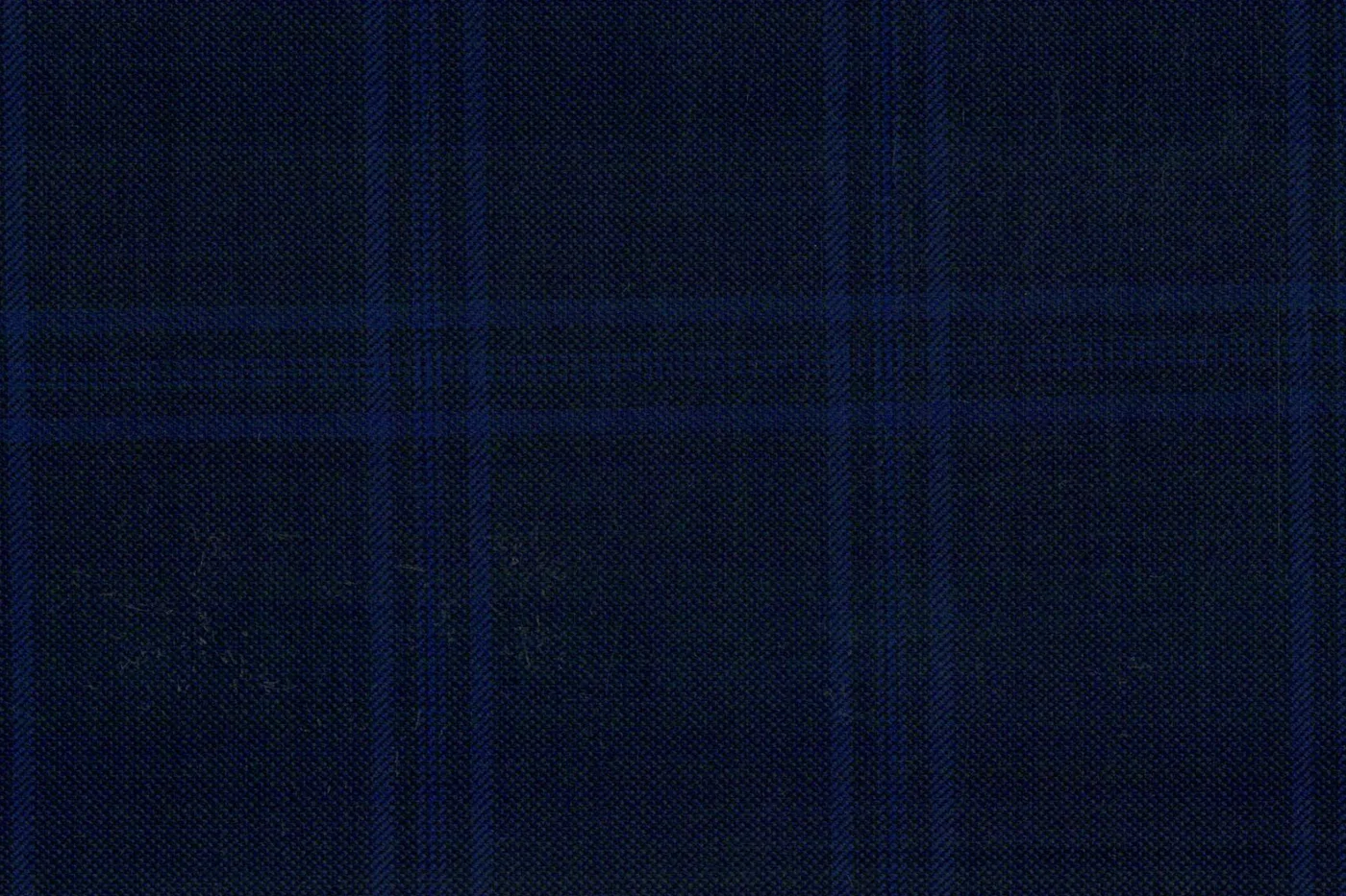 Vitale Barberis Canonico Perennial Super 110's 27974-360 NAVY W/BLUE WPANE fabric swatch