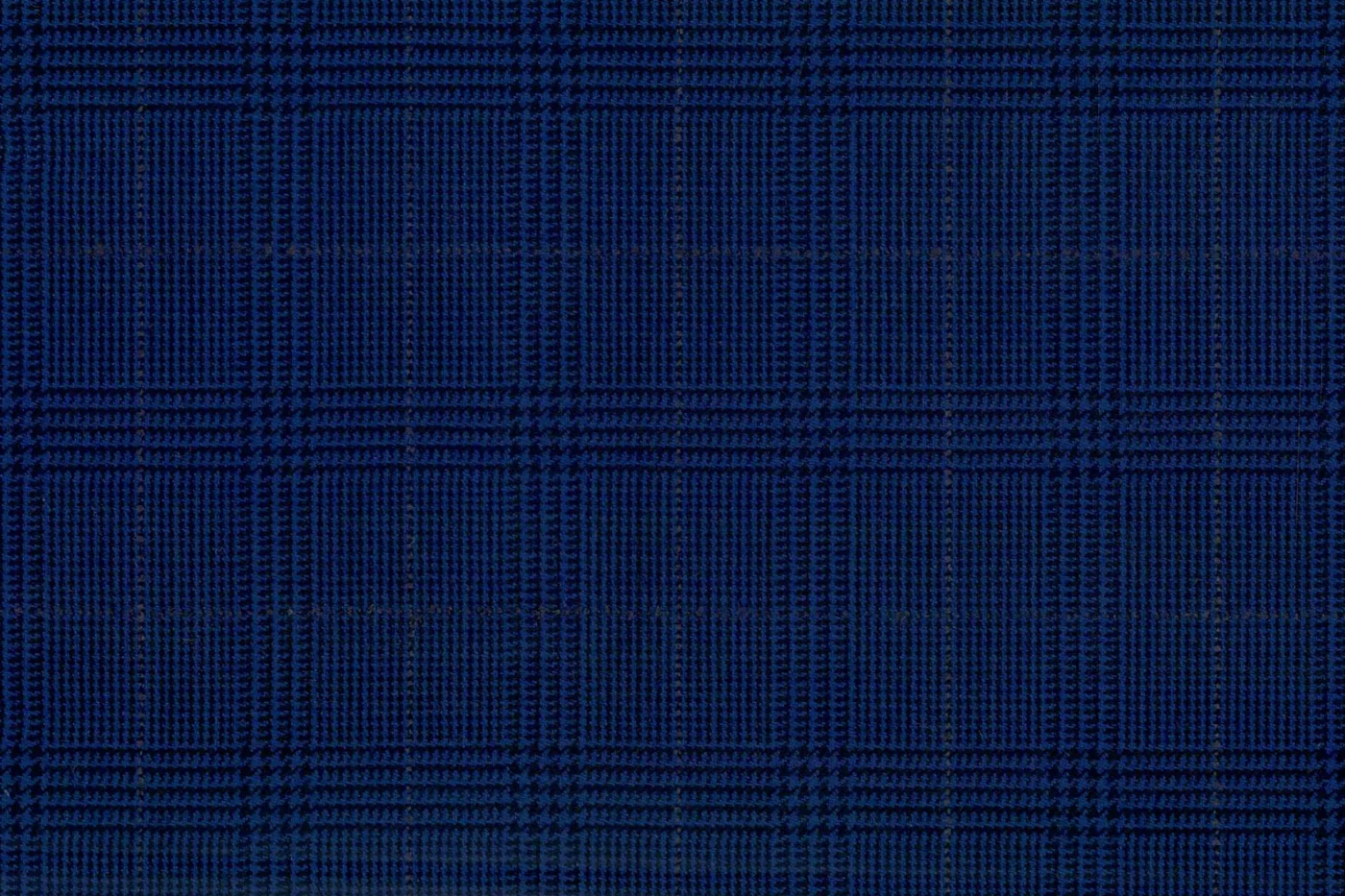 Vitale Barberis Canonico Perennial Super 110's 28753-360 COBALT BLUE CHECK fabric swatch