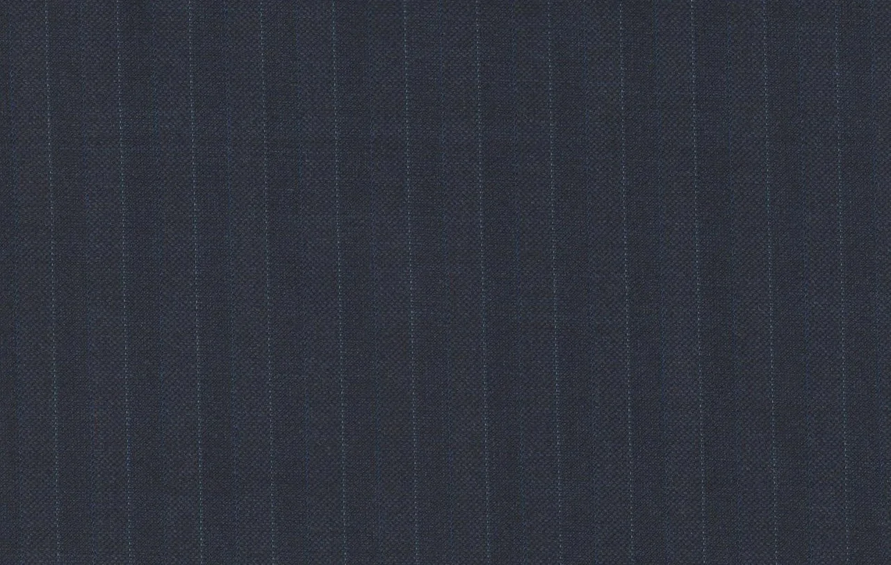Vitale Barberis Canonico Perennial Super 110's 29047-360 BLUE W/ BLUE STRIPE fabric swatch