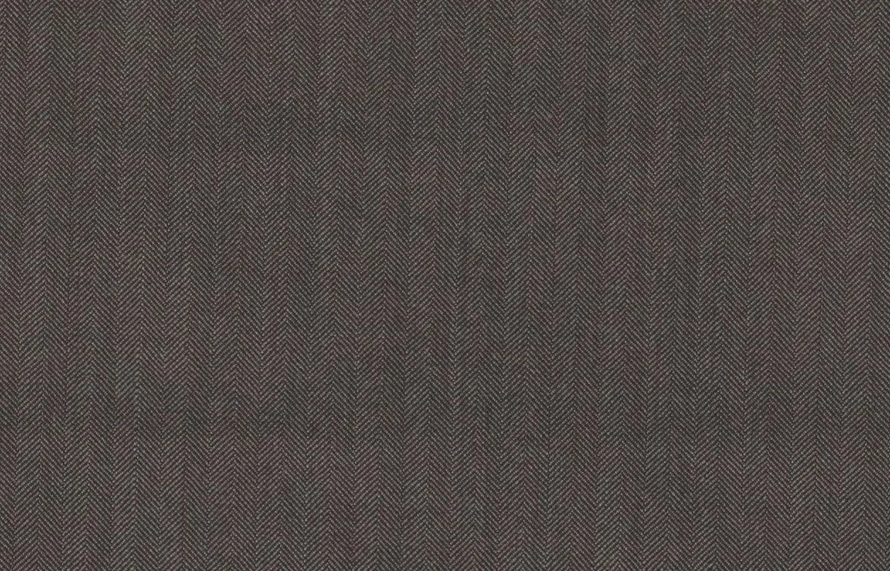 Vitale Barberis Canonico Perennial Super 110's 29048-360 MED BROWN HERRINGBONE fabric swatch
