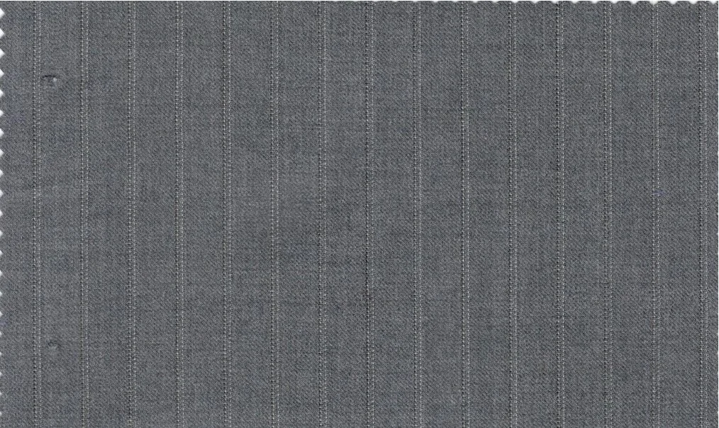 Vitale Barberis Canonico Perennial Super 110's 29924-360 Grey Stripe fabric swatch