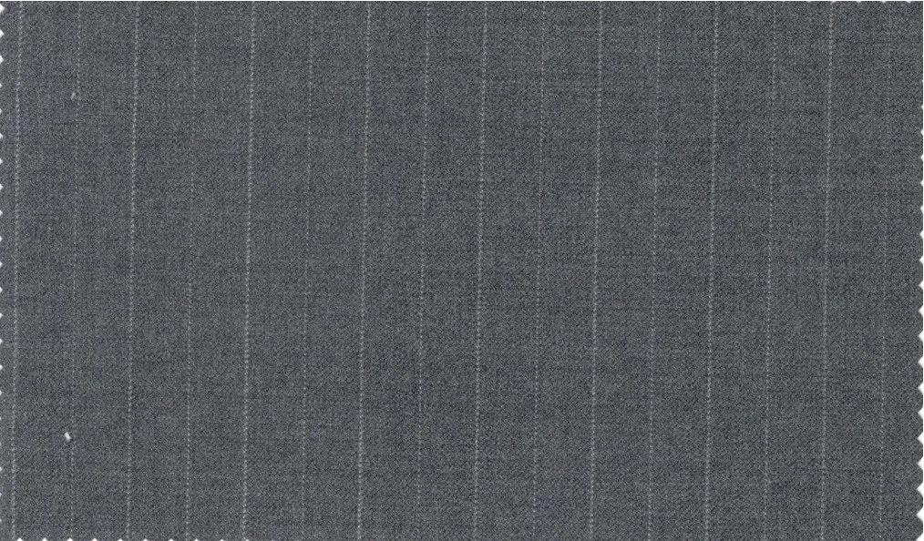 Vitale Barberis Canonico Perennial Super 110's 29927-360 Grey Stripe fabric swatch