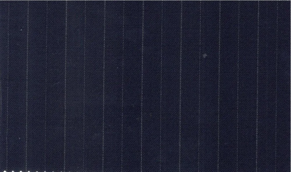 Vitale Barberis Canonico Perennial Super 110's 29929-360 Navy Stripe fabric swatch