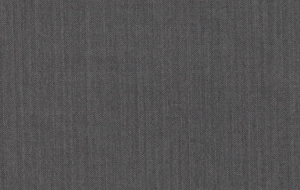 Vitale Barberis Canonico Revenge Super 150’s 29036-480 MEDIUM GREY HERRINGBONE fabric swatch